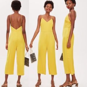 NEW TOPSHOP yellow satin dress